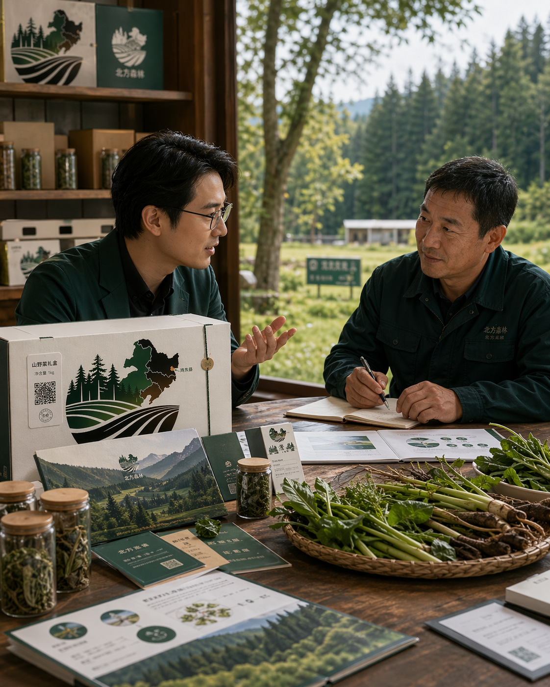 山野菜从林下资源到采收冷链和品牌交付