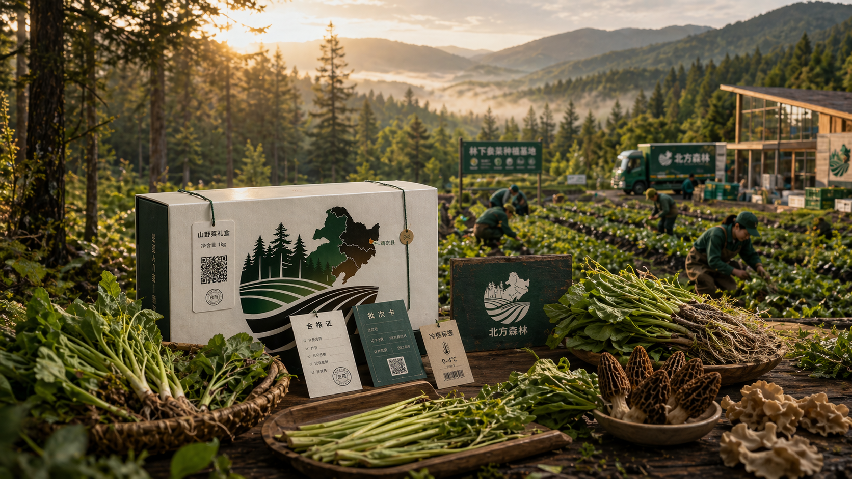向森林要食物，山野菜进入战略窗口