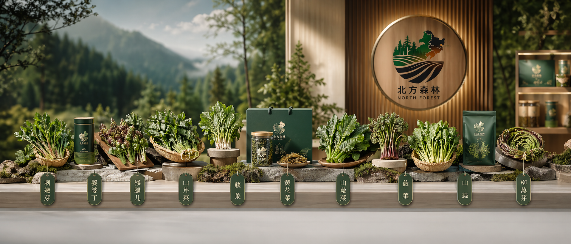 十款主推野菜如何构成品牌矩阵