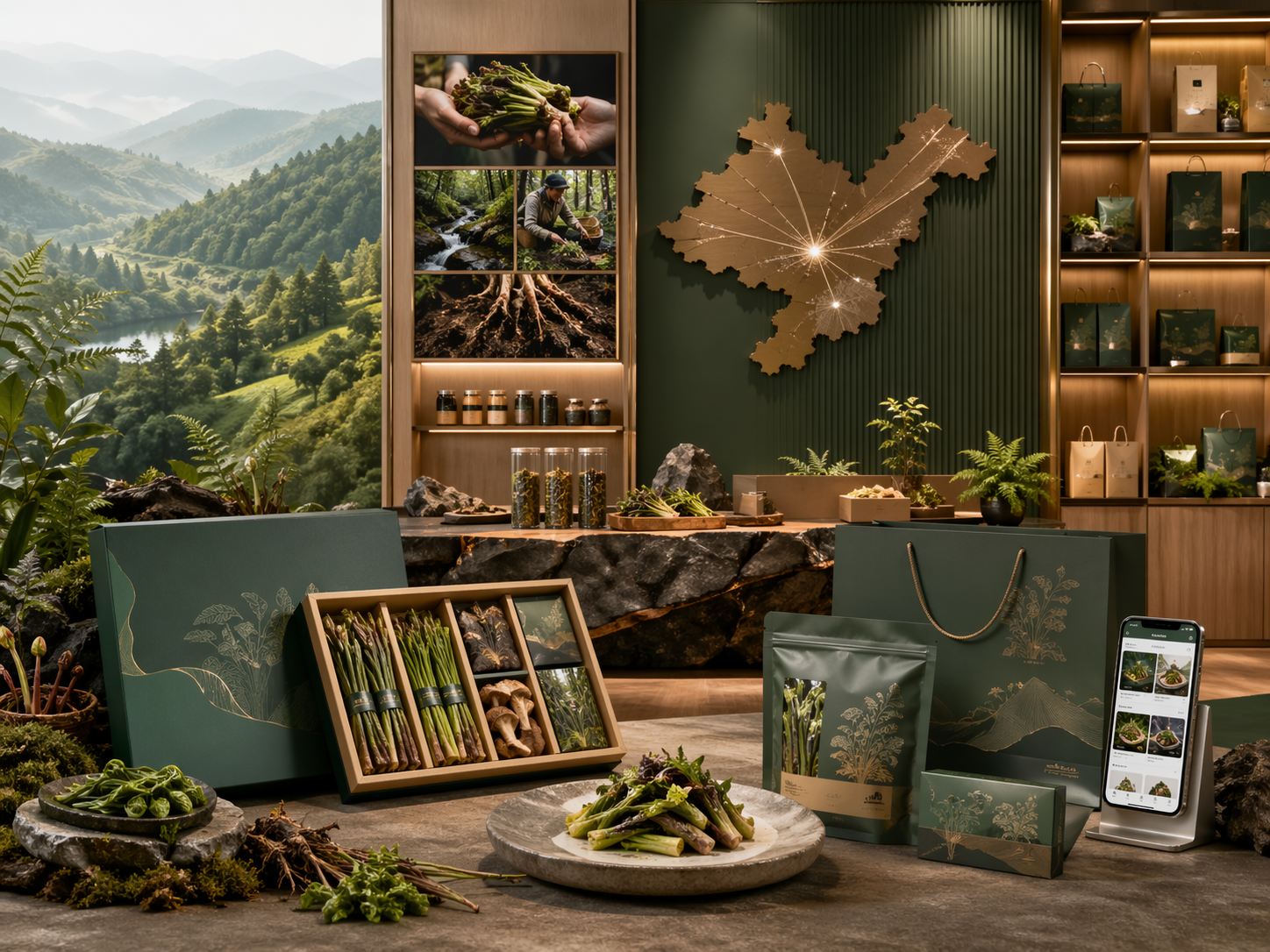 鸡东产地走向全国山野菜品牌表达
