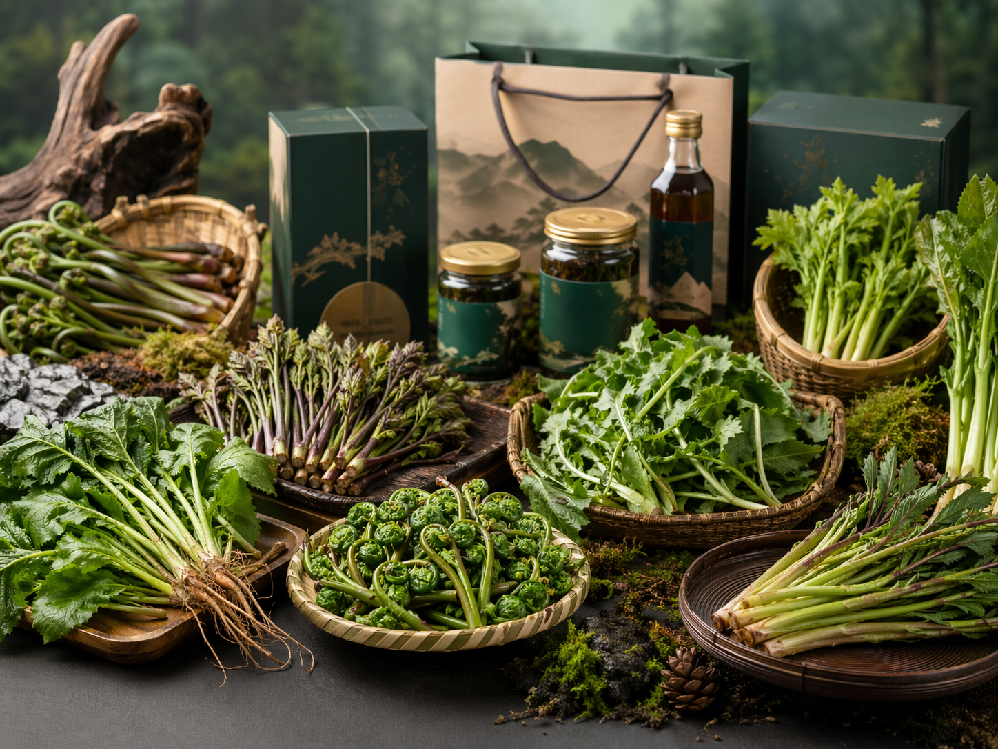 鸡东山野菜产品矩阵与北方森林品牌表达